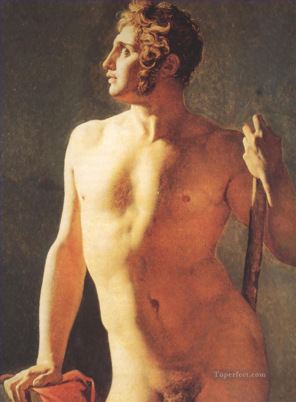 Male Torso nude Jean Auguste Dominique Ingres Oil Paintings